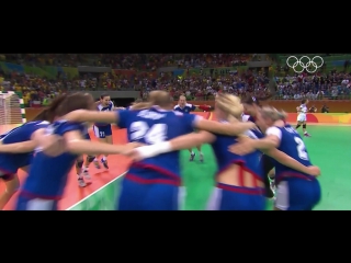 all the way of the olympic champions in handball