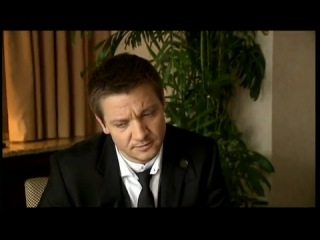 jeremy renner reacts to an oscar nomination.